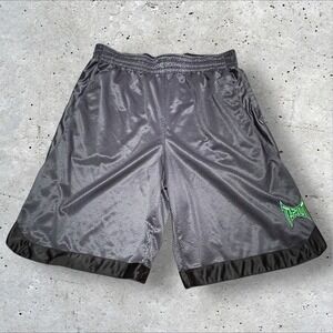 Tapout Men's Mesh Athletic‎ Shorts Gray MMA Gym Training Size M
